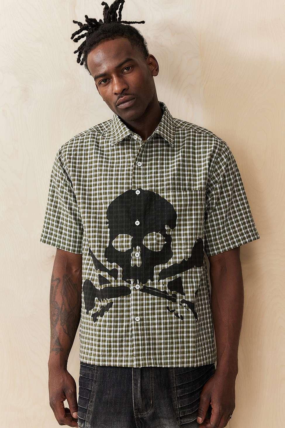 Jaded London Wasted Check Shirt in Brown for Men | Lyst UK