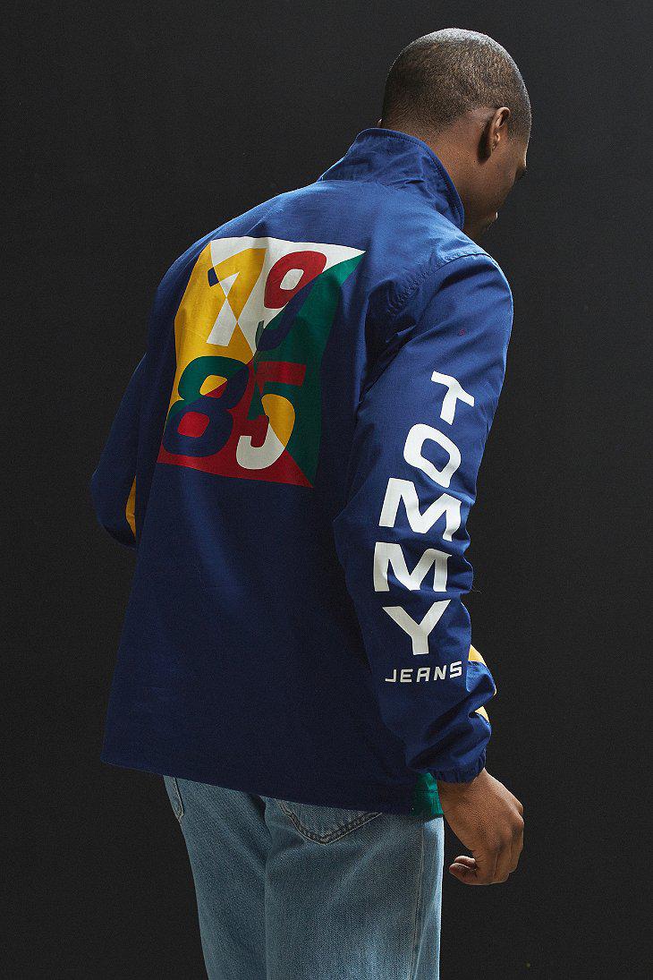 Tommy Hilfiger Tommy Hilfiger Retro Block Windbreaker Jacket in Blue for  Men | Lyst