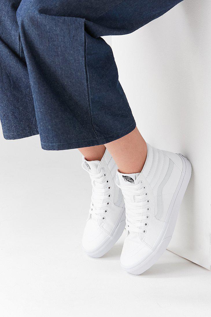 canvas sk8 hi white