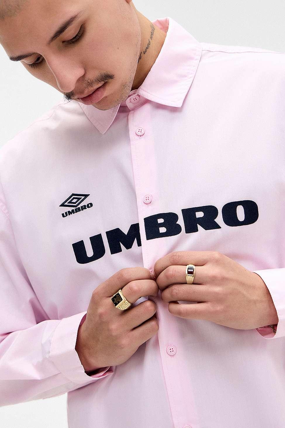 Umbro Uo Exclusive Pink Logo Oxford Shirt for Men | Lyst UK Umbro Uo Exclusive Pink Logo Oxford Shirt for Men | Lyst UK