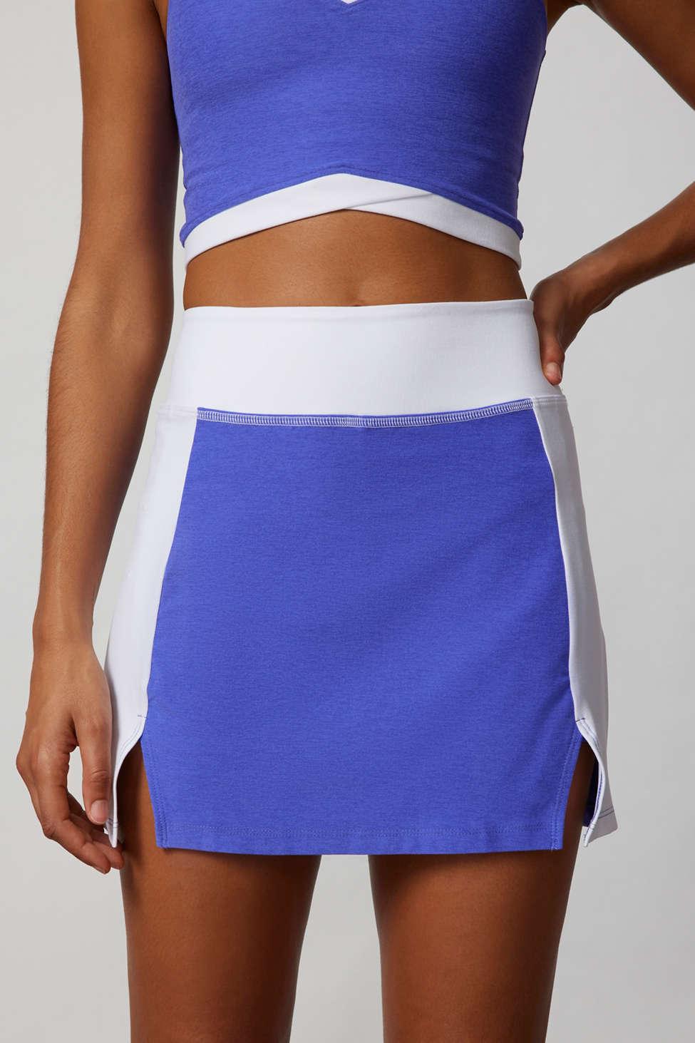 Beyond Yoga Outline Skort in Blue Lyst