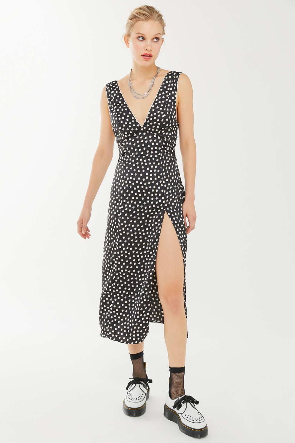 polka dot dress urban outfitters