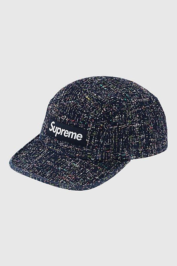 【Supreme】Denim Boucle Camp Cap Supreme Denim Boucle Camp Cap Black - US