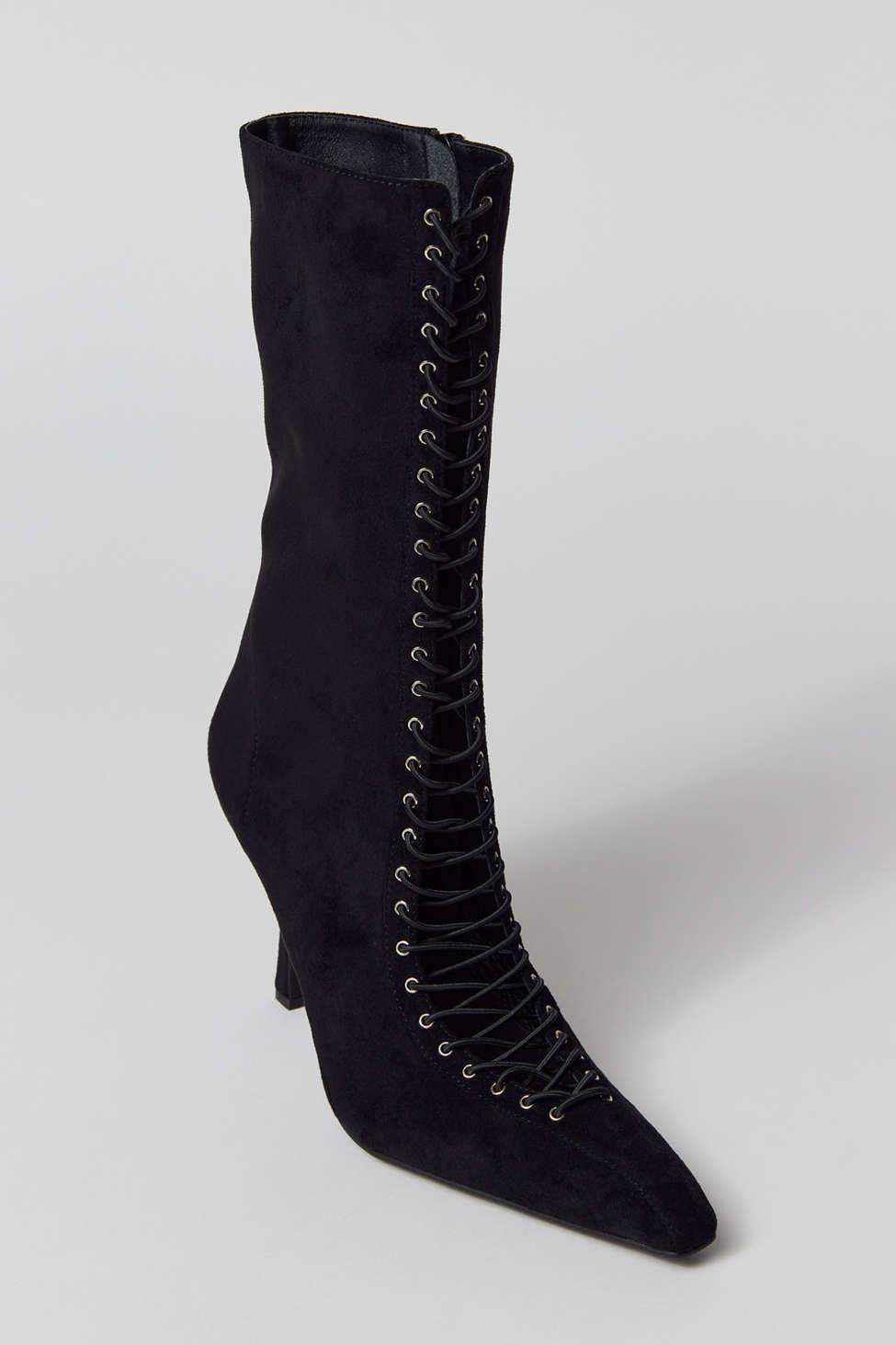 Jeffrey Campbell Kylan Lace-up Boot In Black,at Urban  display picture 1