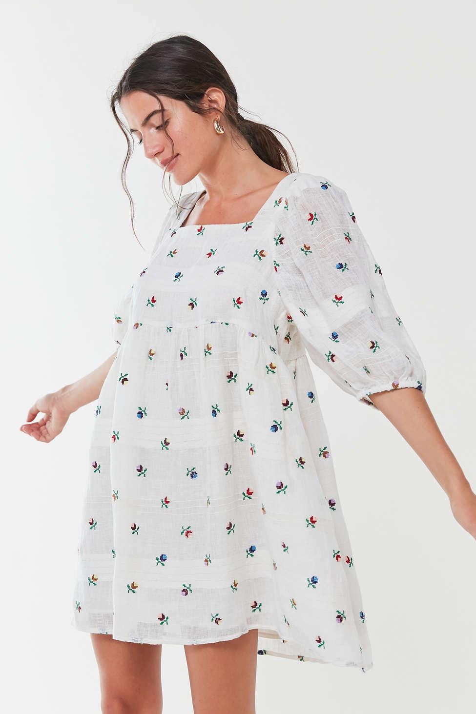 kimchi blue babydoll dress