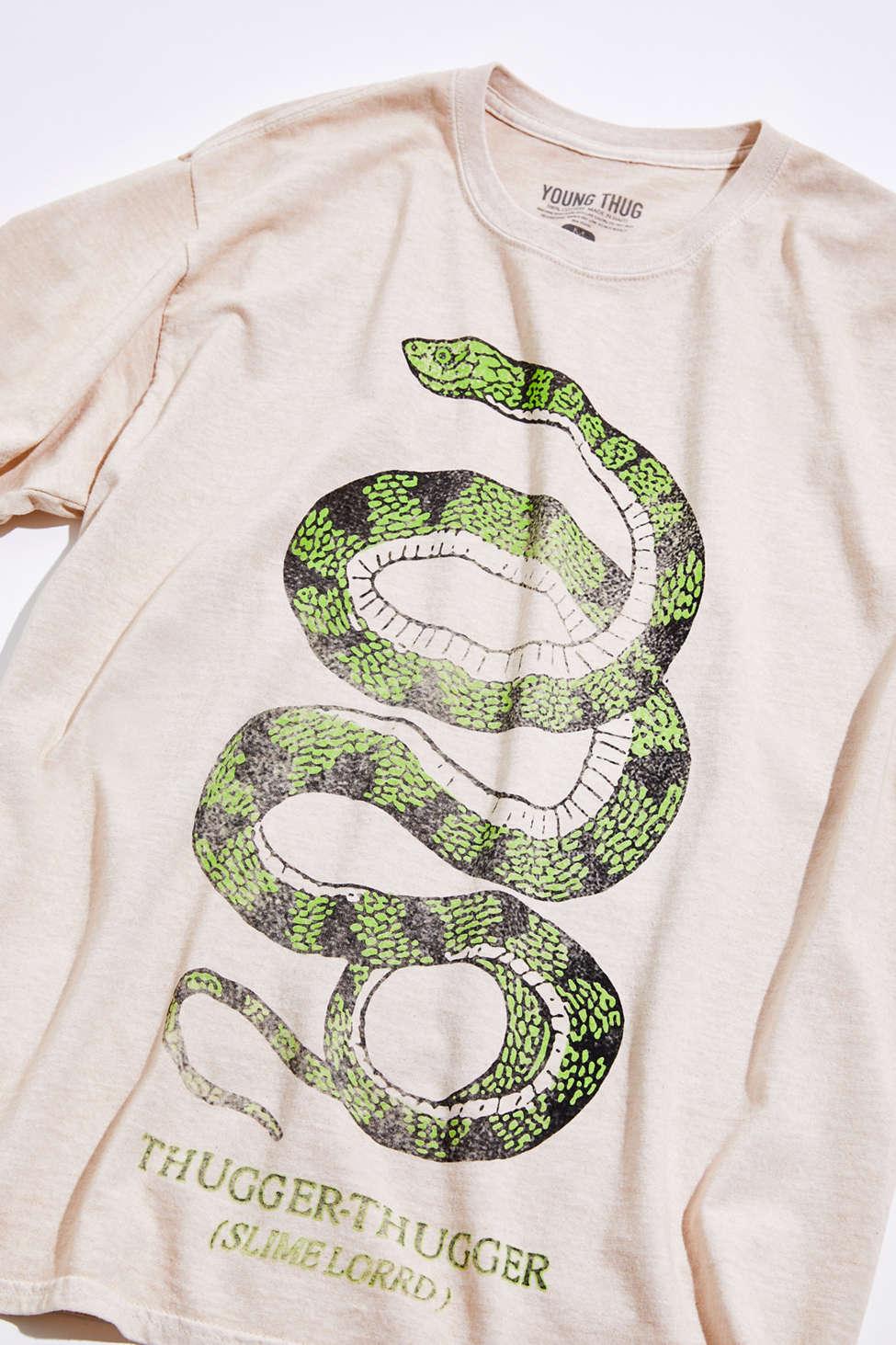 Urban Outfitters Young Thug Snake Tee for Men | Lyst