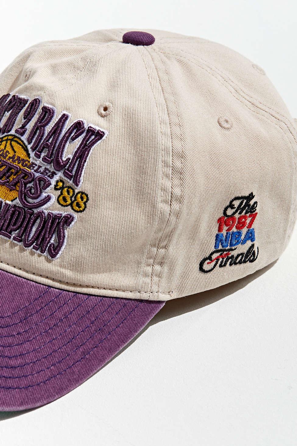 Mitchell Ness Cotton Uo Exclusive La Lakers Back To Back Champs Baseball Hat For Men Lyst Mitchell Ness Cotton Uo Exclusive La Lakers Back To Back Champs Baseball Hat For Men Lyst
