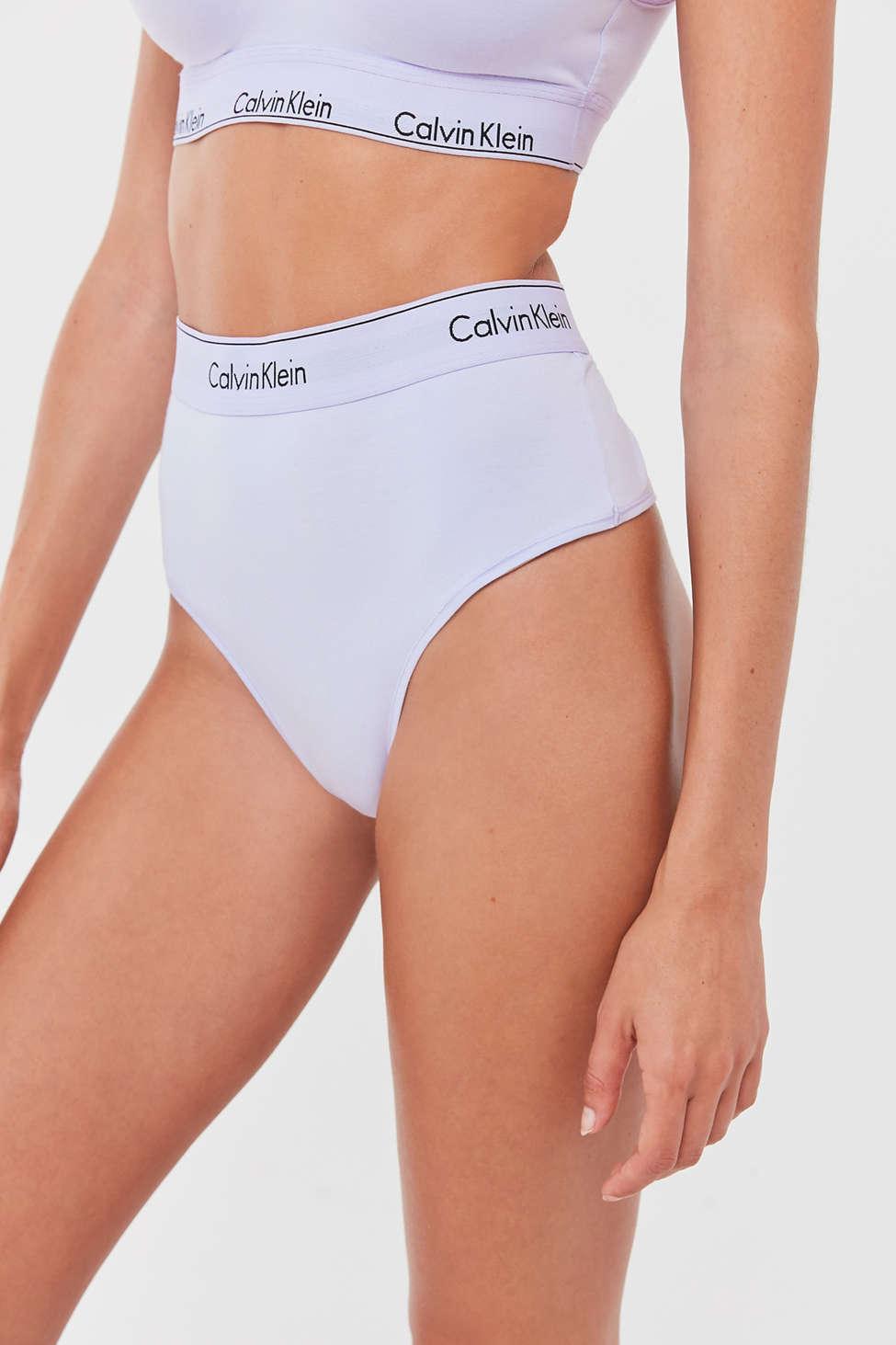 Calvin Klein Calvin Klein Modern Cotton High-waisted Thong | Lyst