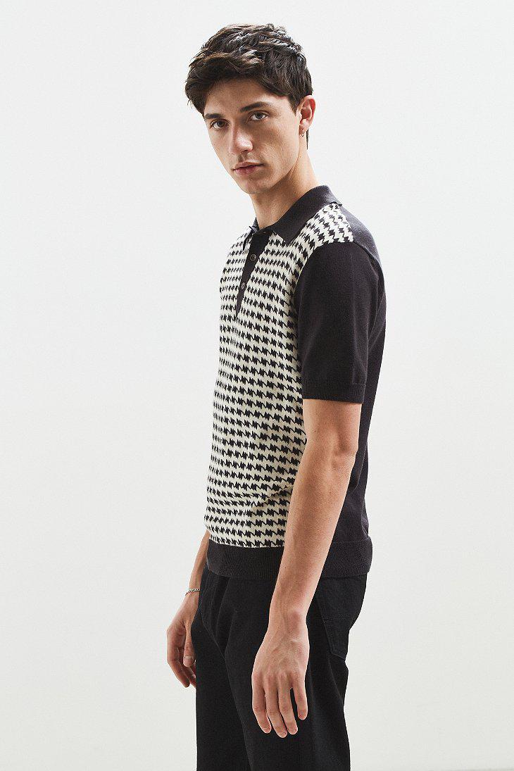 mens sweater polo shirt