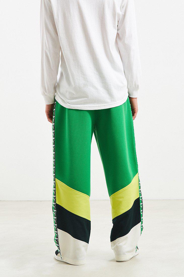 PUMA Synthetic Fenty By Rihanna Blocked Taped Track Pant in Green for Men - Lyst