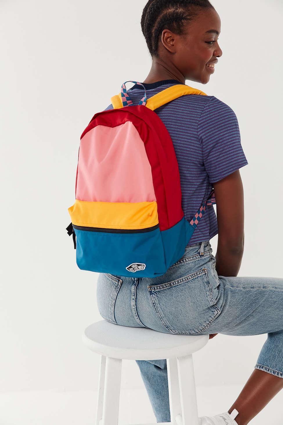 vans patchwork city backpack