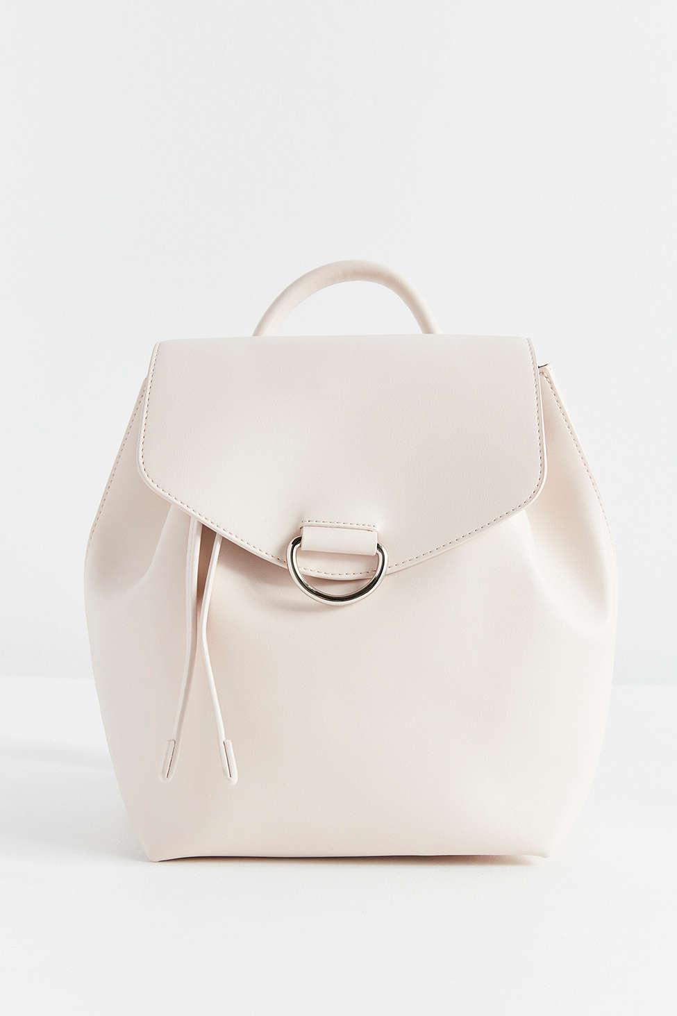 faux leather mini backpack