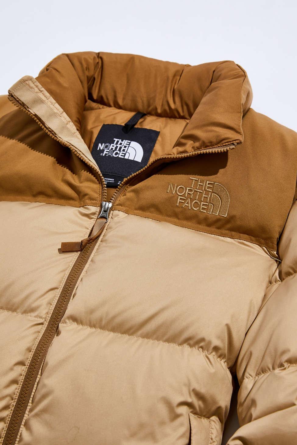 The North Face Eco Nuptse Recycled Puffer Jacket in Natural for