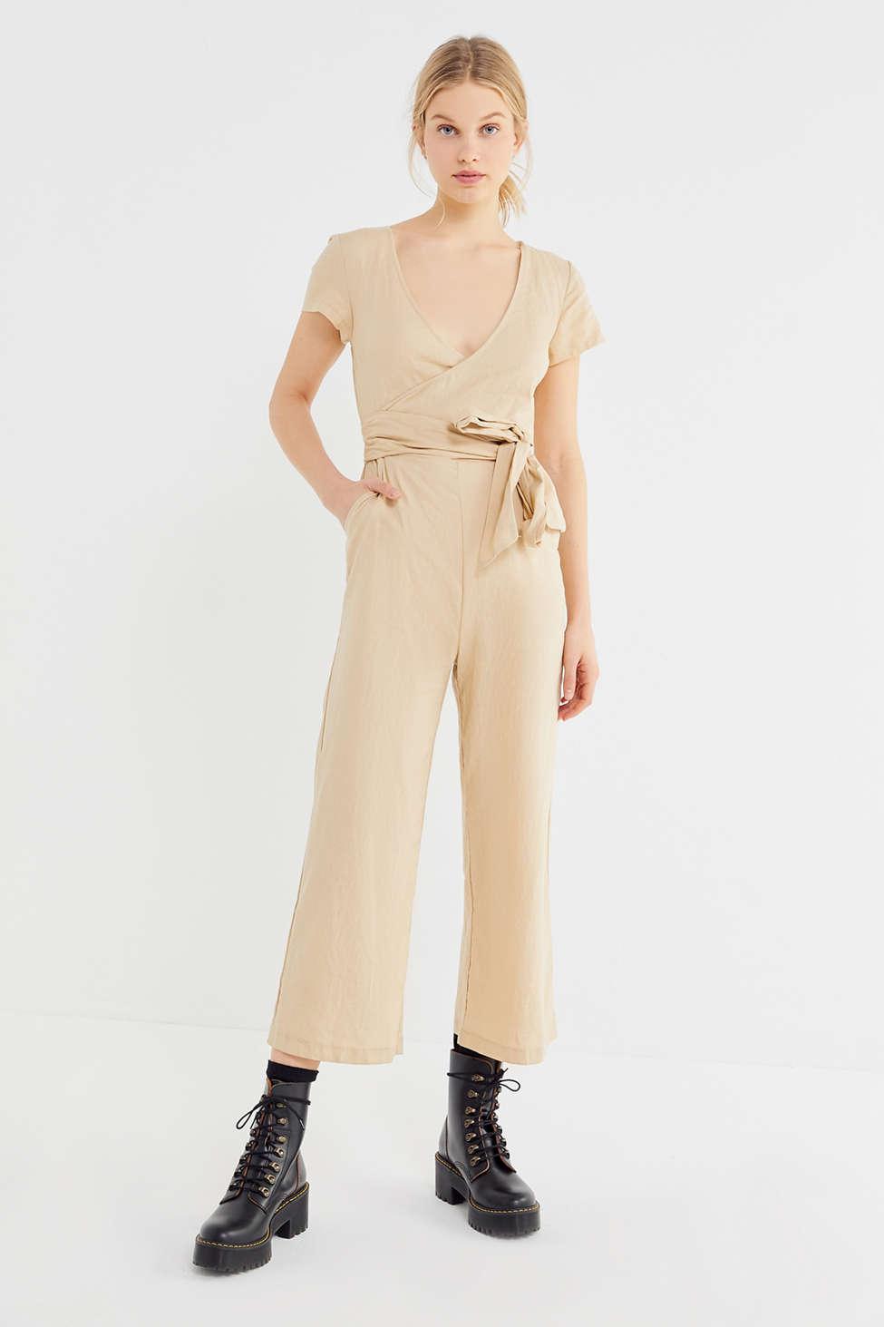 urban outfitters linen overalls