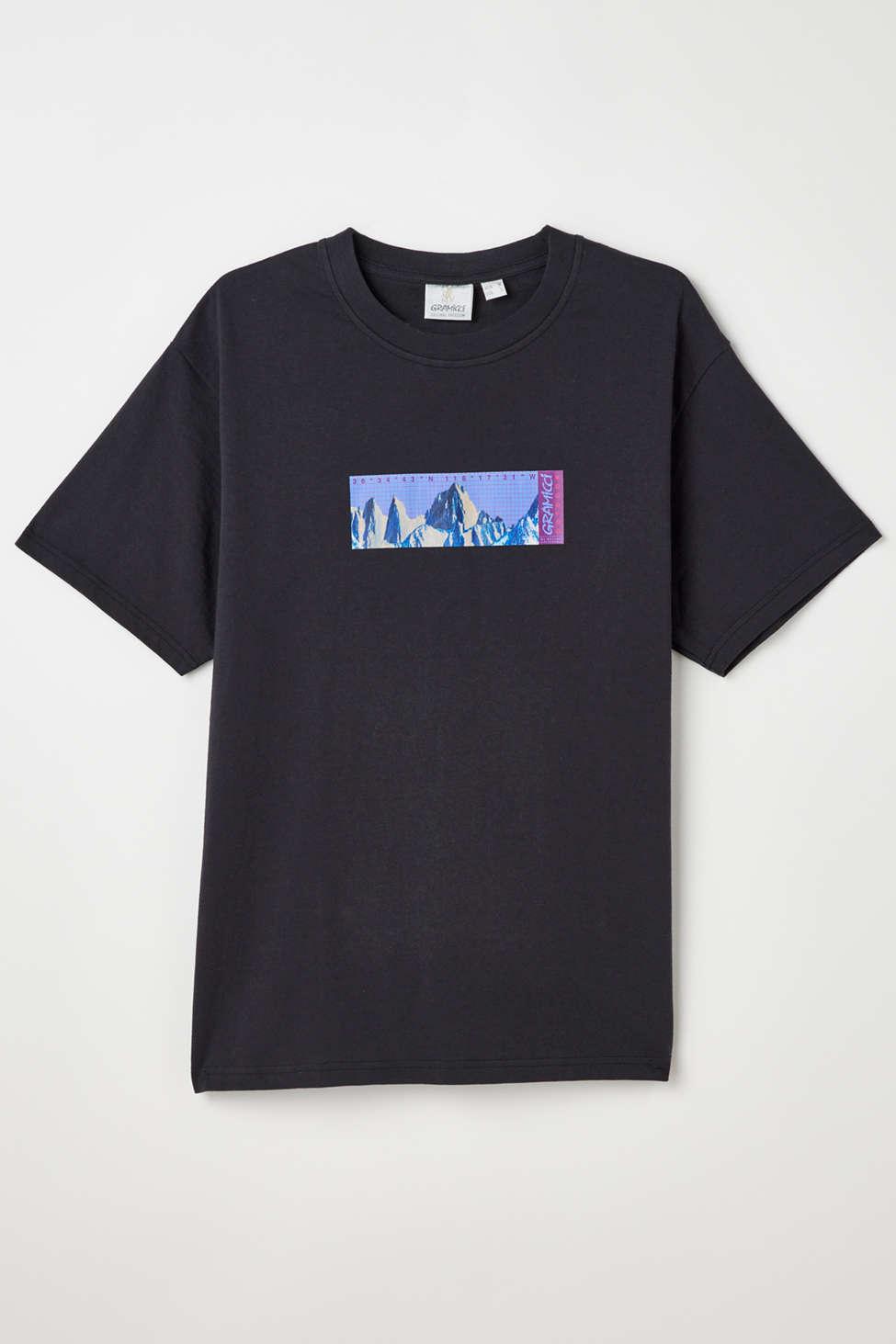 Gramicci Mount Whitney Tee in Black | Lyst