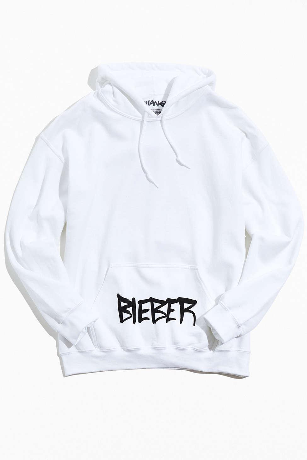 Urban Outfitters Justin Bieber Uo Exclusive Teddy Bear Hoodie Sweatshirt in  White for Men | Lyst