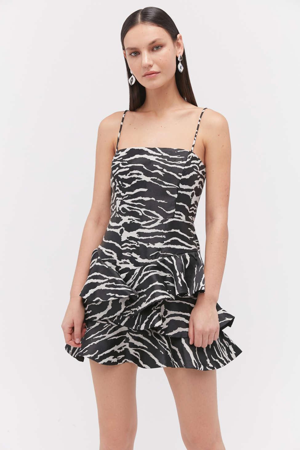 zebra formal dress