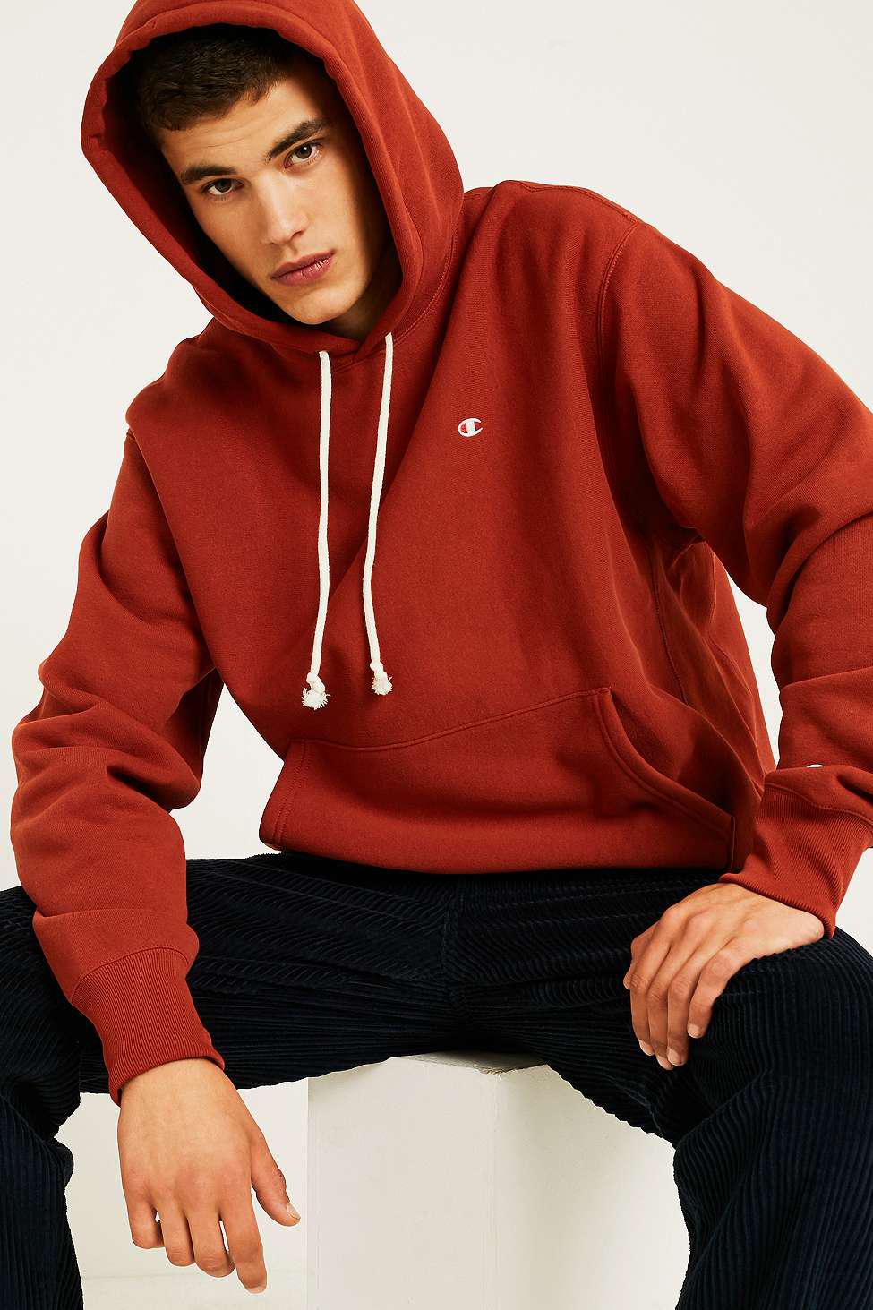 Shop Wine Red Champion Hoodie | UP TO 56% OFF
