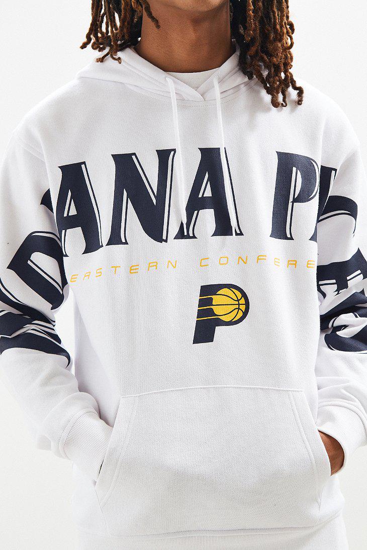 Urban Outfitters Nba Indiana Pacers Wingspan Hoodie Sweatshirt in White for  Men