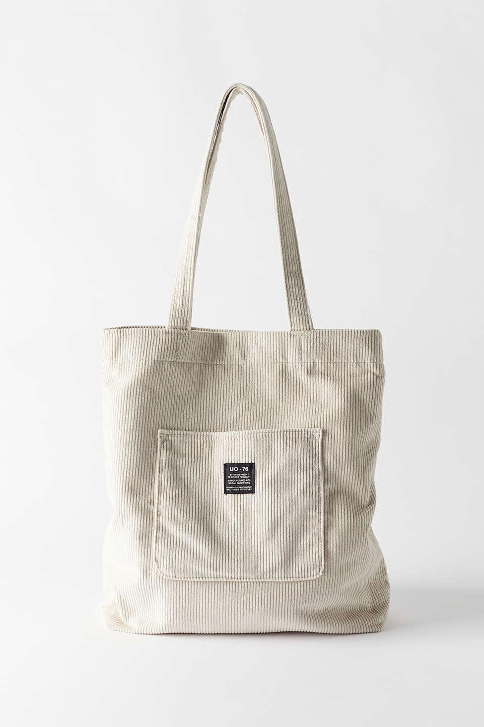 Urban Outfitters Uo Basic Corduroy Tote Bag | Lyst