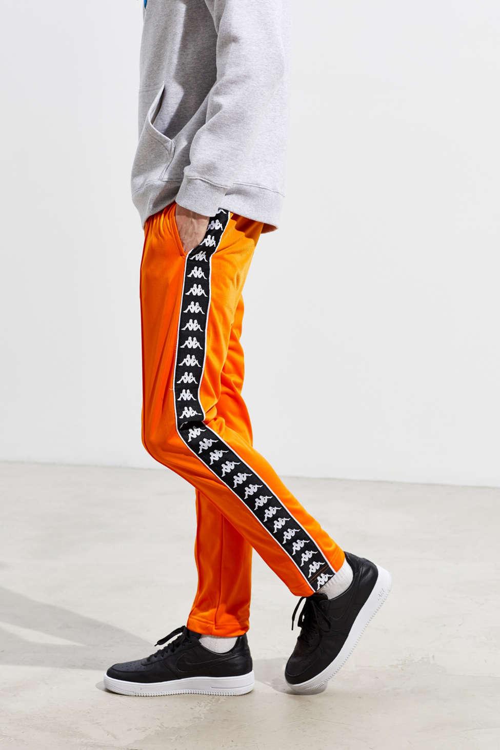 Kappa Synthetic Banda Astoria Slim Track Pant in Orange for Men | Lyst  Canada