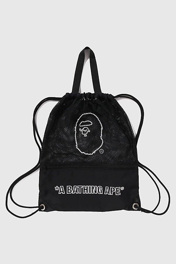 A Bathing Ape Tokyo Mesh Backpack in Black for Men | Lyst