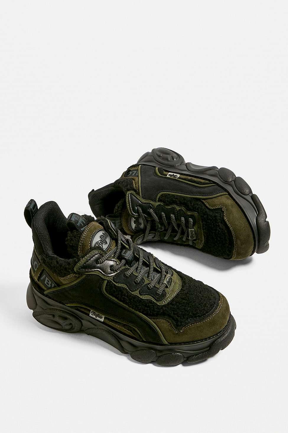 buffalo chai trainers black