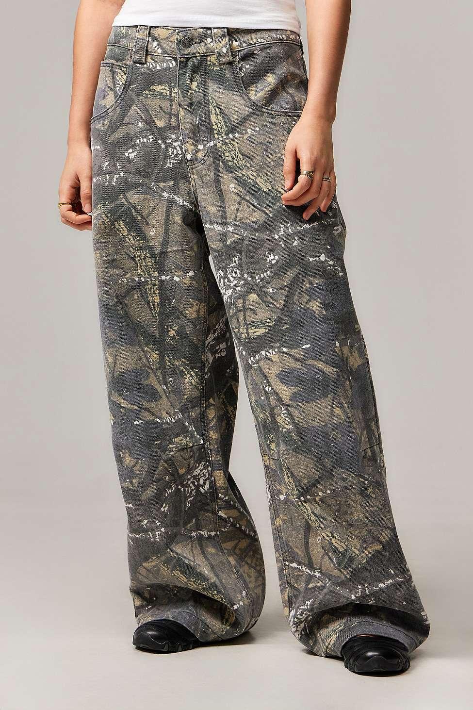 Jaded London Camo Colossus Jeans 26 At Urban Outfitters in Brown