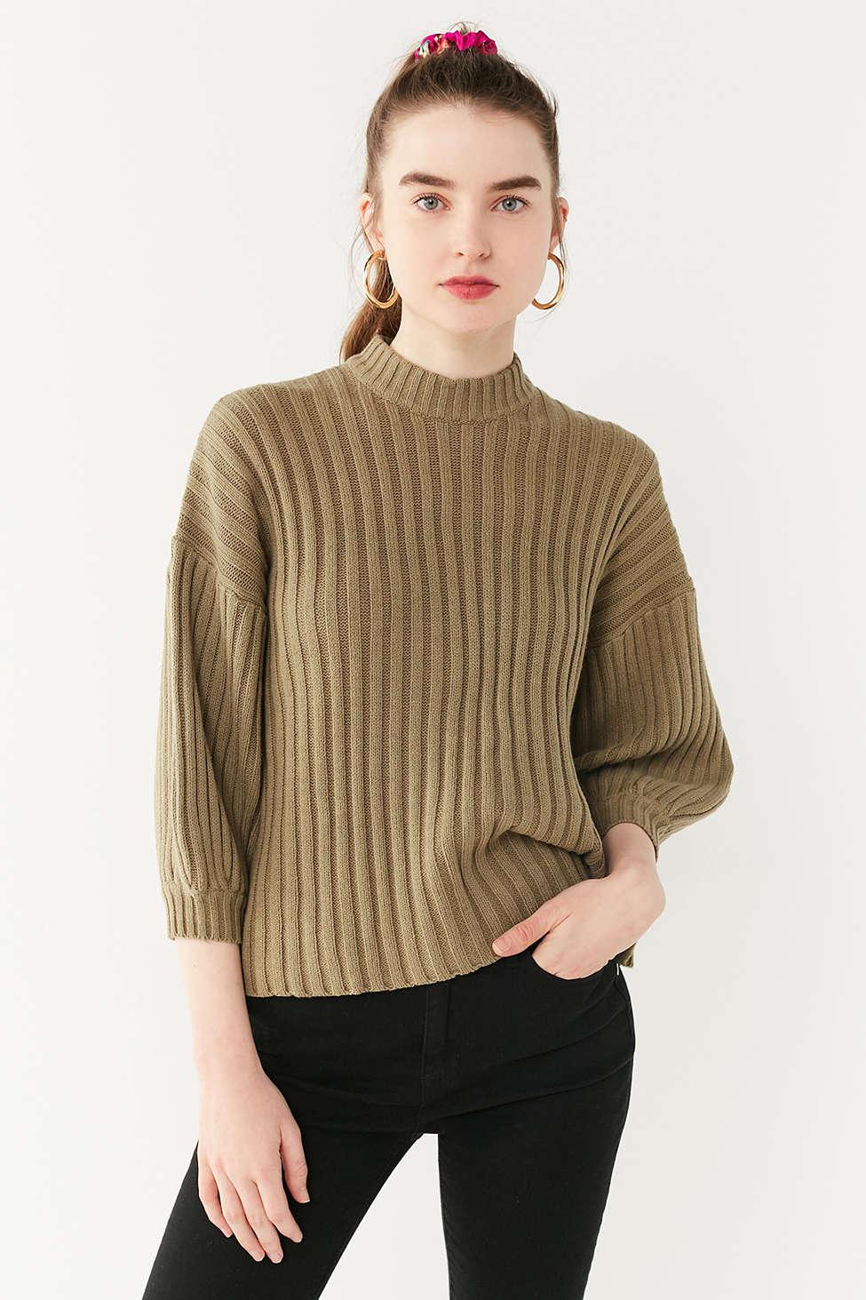 urban outfitters mock neck sweater