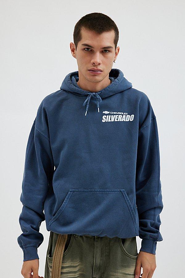 Urban Outfitters Chevy Silverado 1985 Hoodie Sweatshirt in Blue for