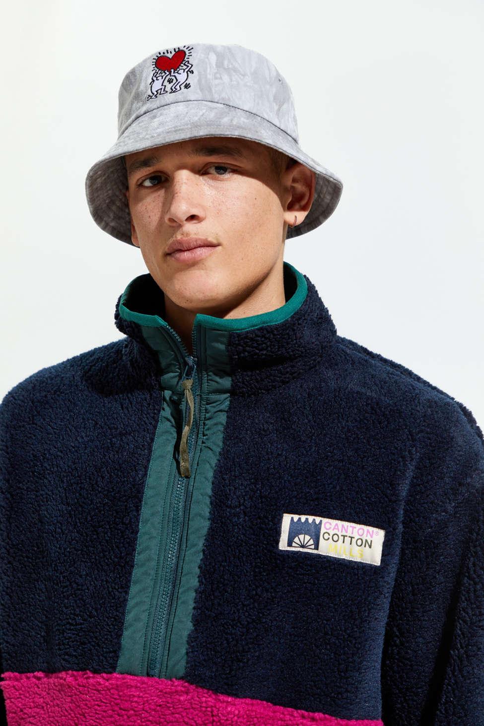 Keith Haring Tie-dye Bucket Hat for Men 