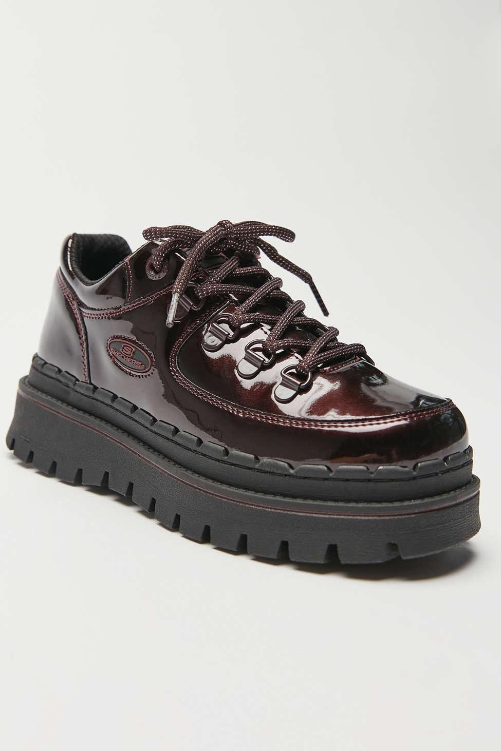 Skechers Synthetic Jammers Cool Block Oxford in Maroon (Black) | Lyst