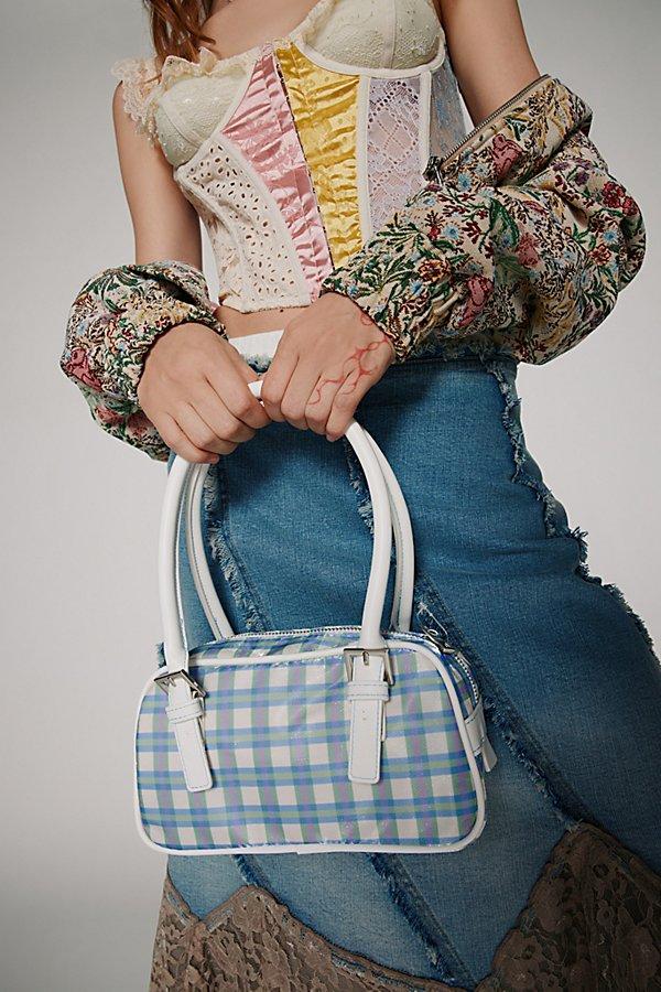 Kimchi Blue Kimchi Hollis Plaid Baguette Bag in Blue Lyst
