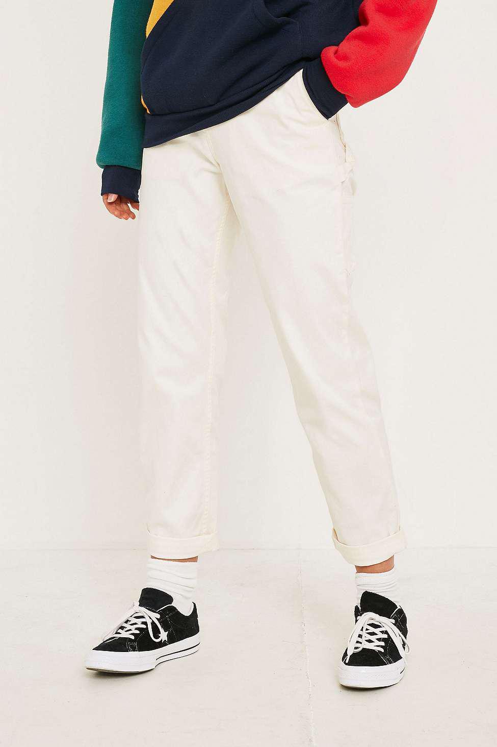 carhartt wip pierce cream jeans