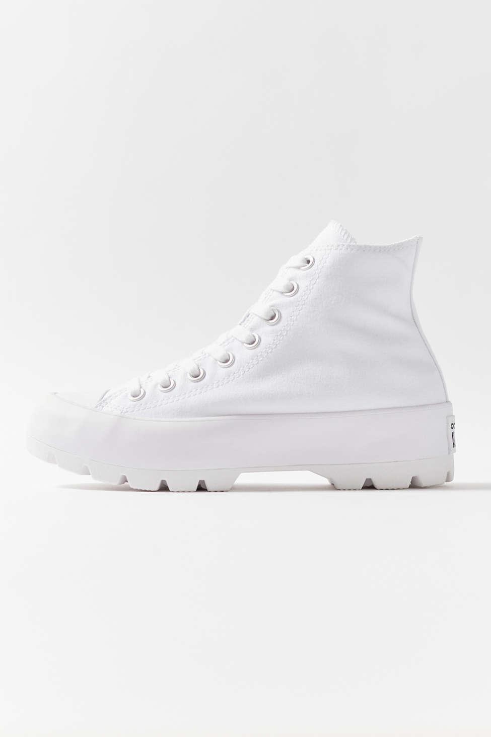 white converse thick sole