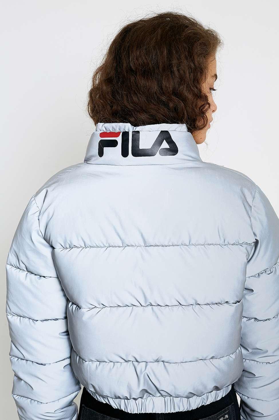 fila reflective puffer jacket