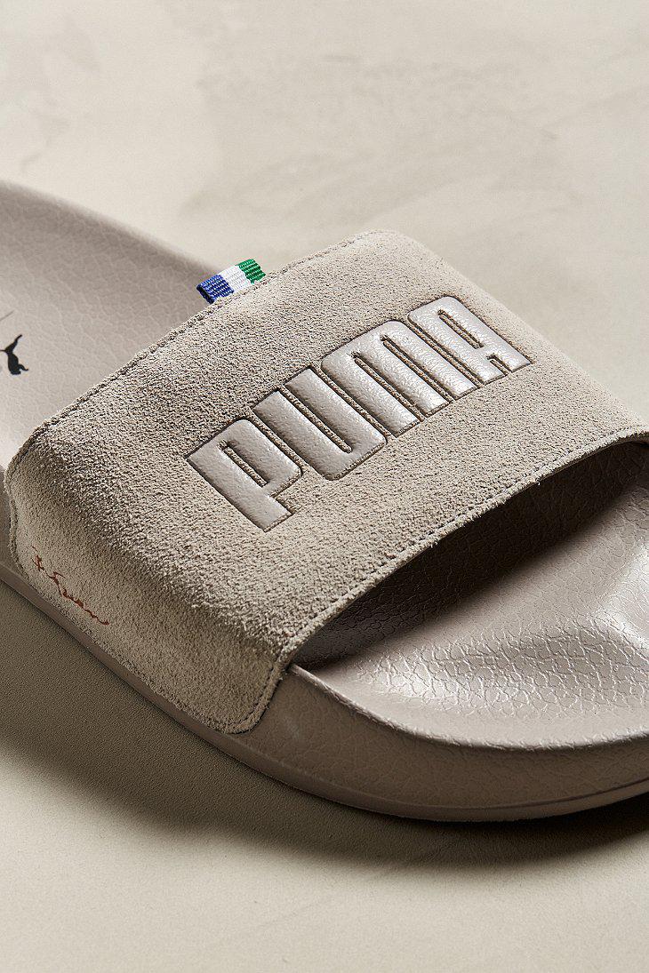 PUMA Puma X Big Sean Leadcat Slide Sandal in Gray | Lyst