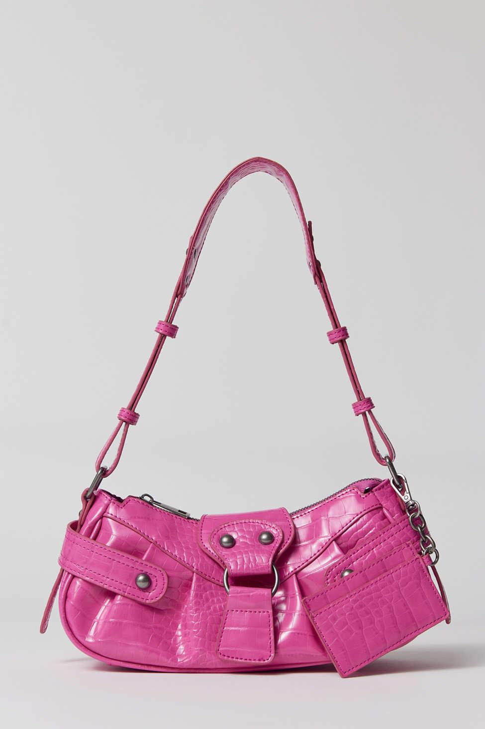 Urban Outfitters Uo Biker Shoulder Bag in Pink | Lyst