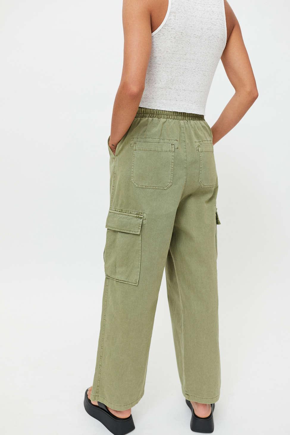 Urban Outfitters Uo Alexis Drawstring Skate Pant in Green | Lyst