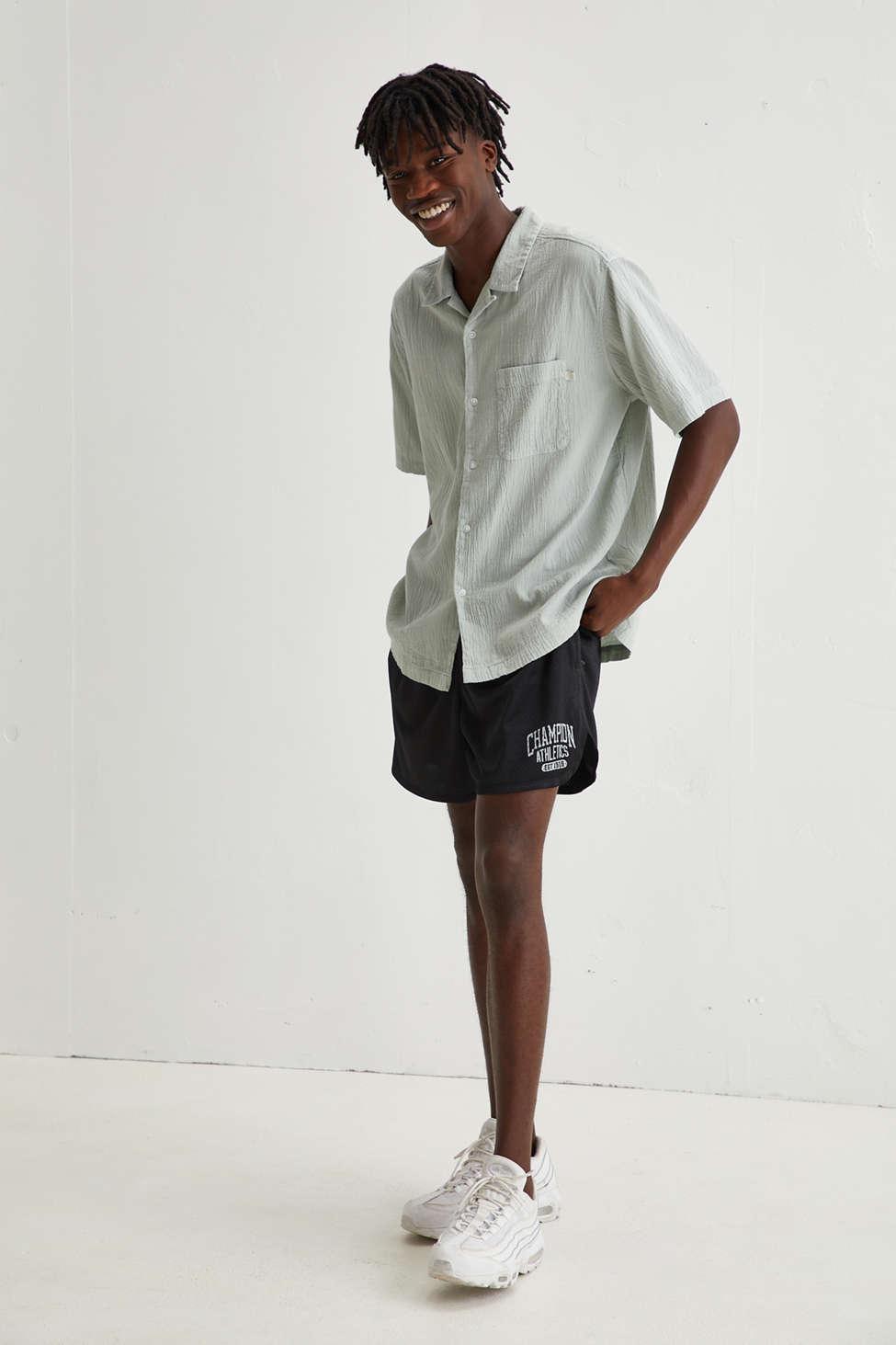 Champion Uo Exclusive Mesh Sport Polyester Short in Black for Men | Lyst