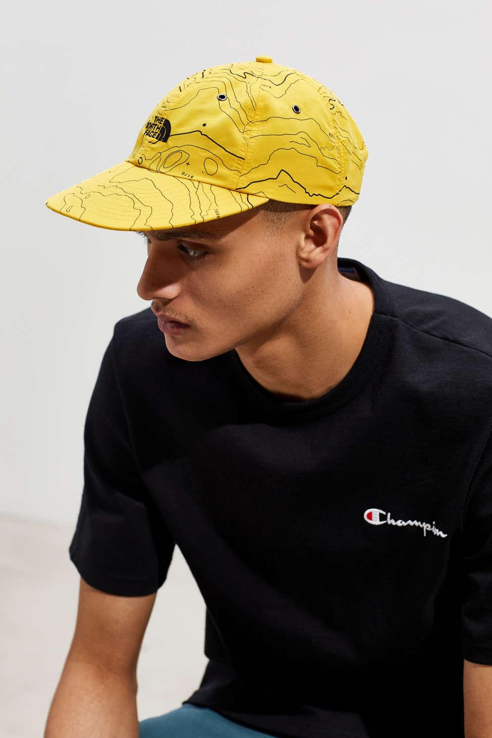 The North Face The North Face Uo Exclusive Topography Baseball Hat in Yellow  for Men | Lyst