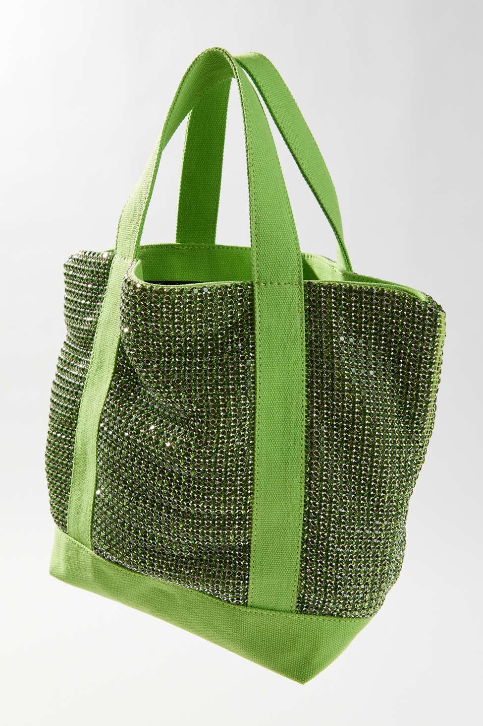 BDG Rhinestone Mini Tote Bag in Green Lyst
