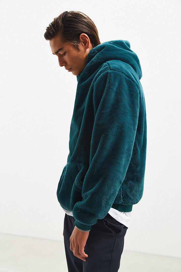 Urban Outfitters Uo Faux Fur Hoodie 