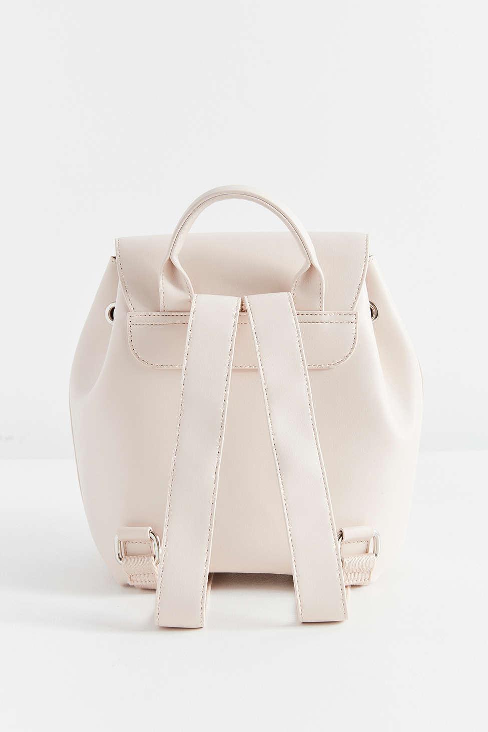 mellie faux leather mini backpack