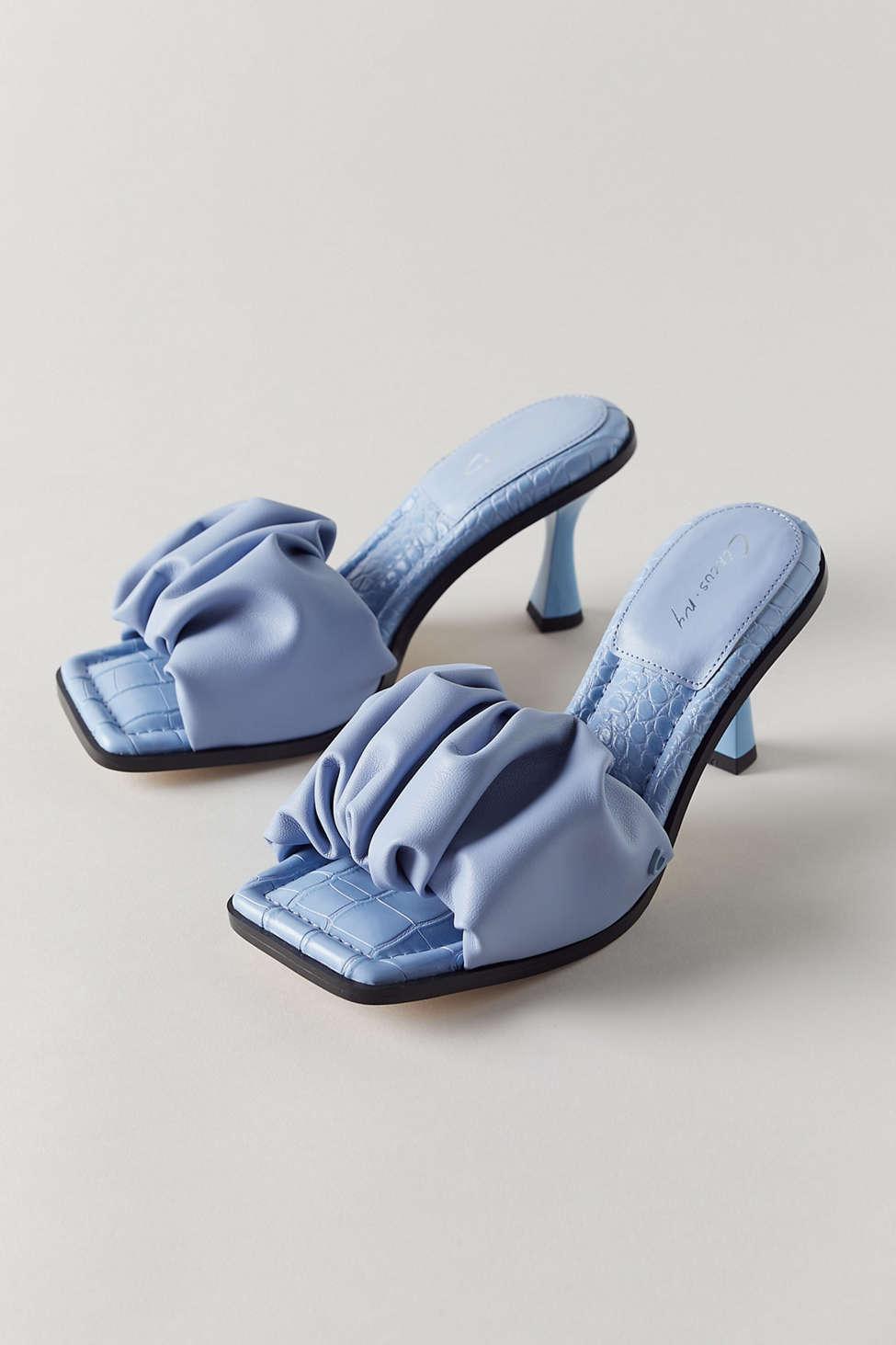 Circus by Sam Edelman Slade Ruffled Heel in Blue | Lyst