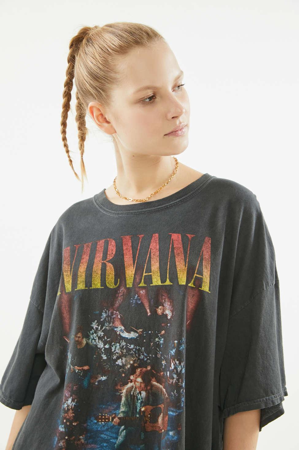 nirvana oversized shirt