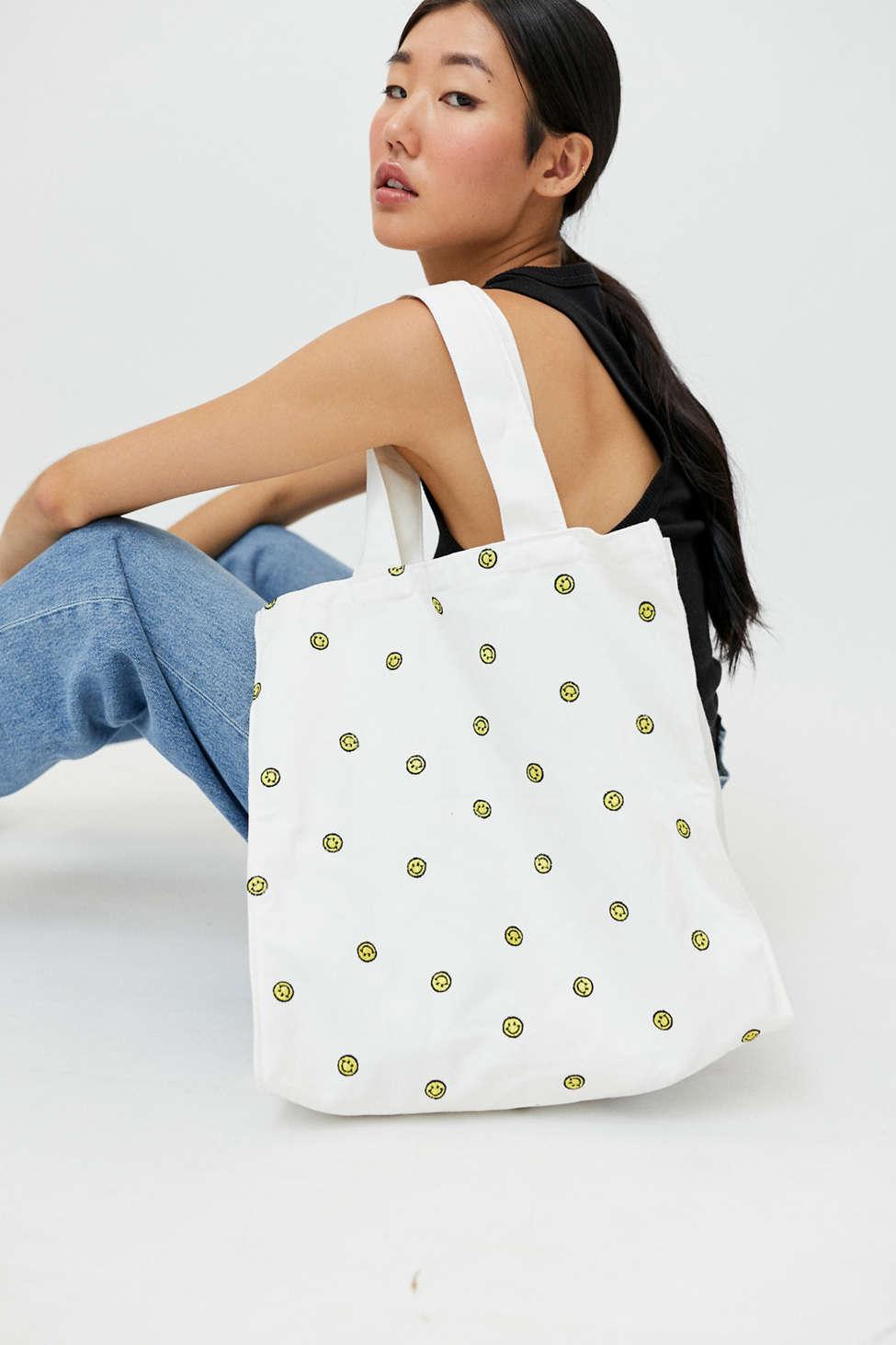 Urban Outfitters Uo Embroidered Canvas Tote Bag | Lyst
