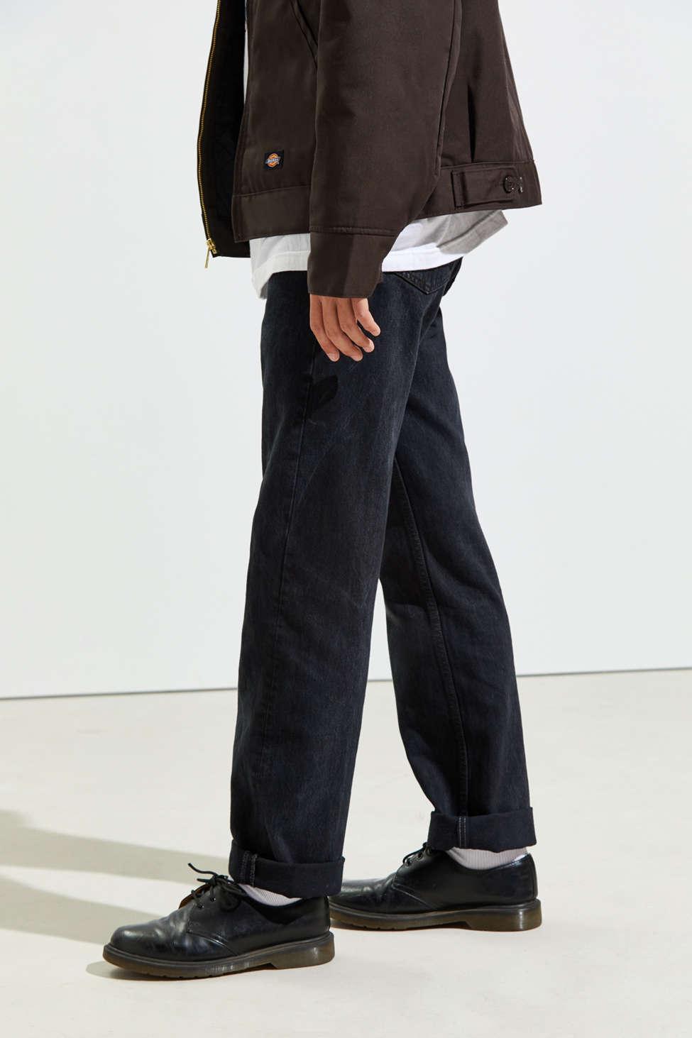 Urban Renewal Cotton Vintage Levi's 501 Black Jean for Men - Lyst