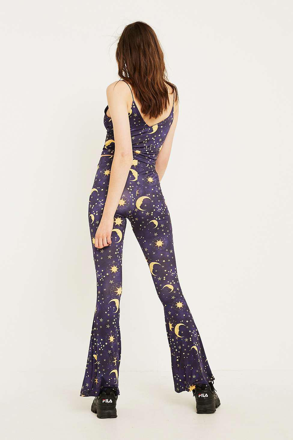 sun and moon flare pants