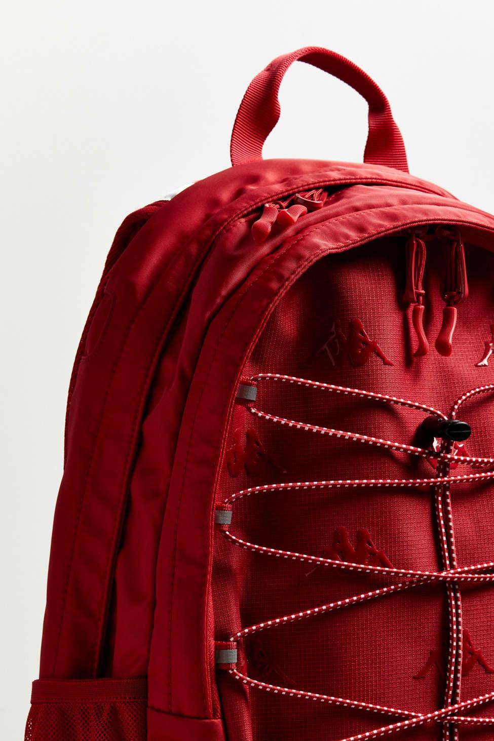 kappa backpack red